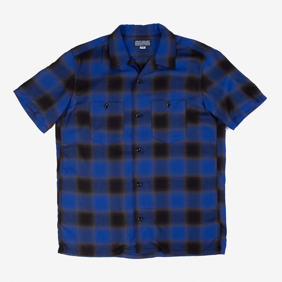 Iron Heart | IHSH-325-BLU | 5oz Bowling Shirt | Blue – FEINFRACHT®