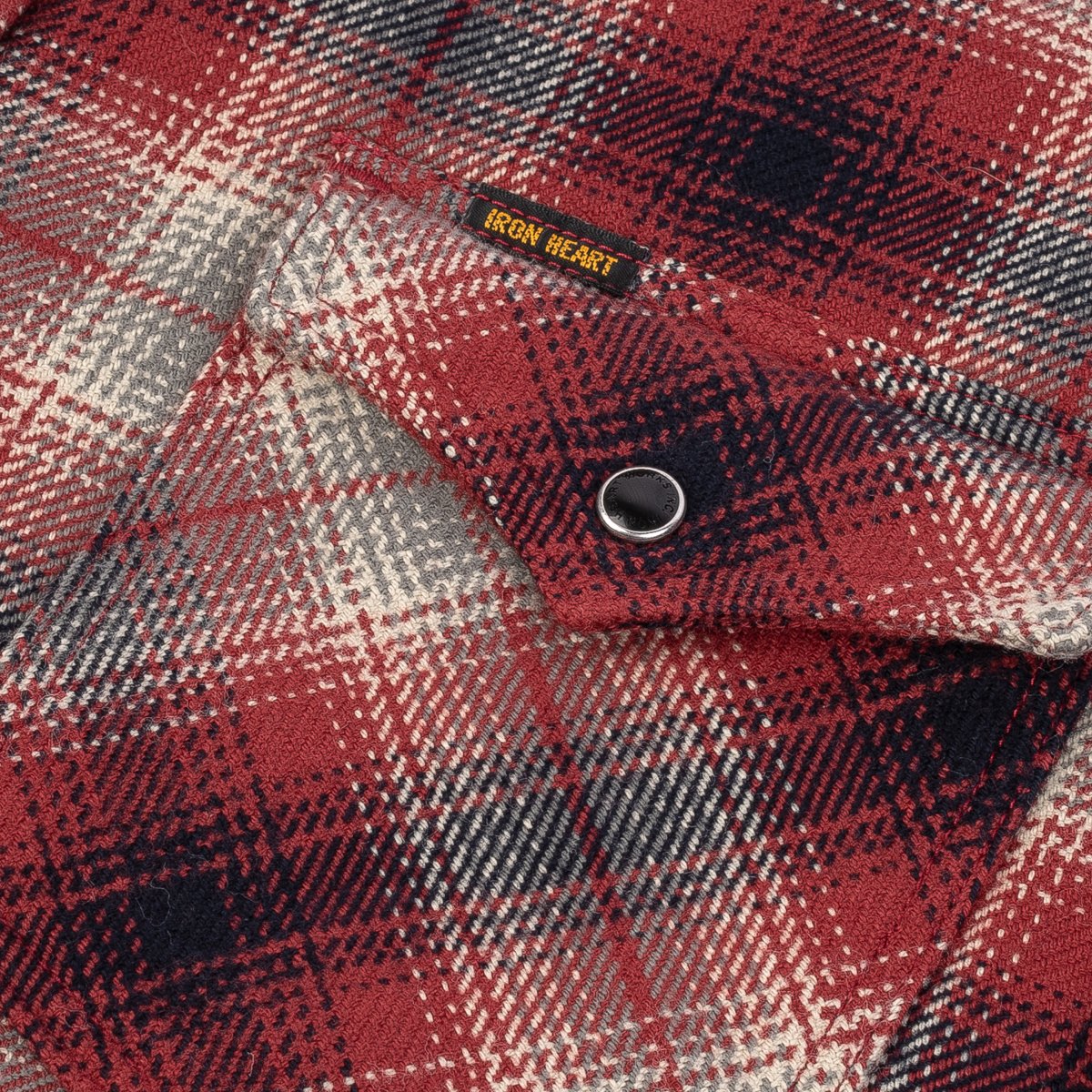 Iron Heart | IHSH-300-RED | Ultra Heavy Flannel Classic Check 